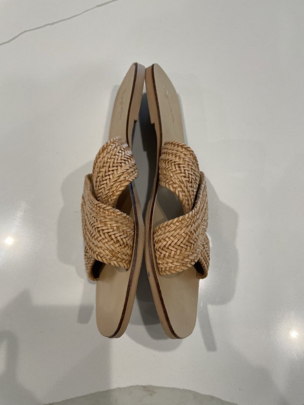 Seychelles Total Relaxation Woven flat slide sandals - Size 8 - NWOB - Rtl $119 - Picture 2 of 5
